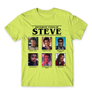 Kép 3/24 - Almazöld Stranger Things férfi rövid ujjú póló - Types of Steve
