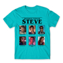 Kép 4/24 - Atollkék Stranger Things férfi rövid ujjú póló - Types of Steve