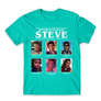 Kép 21/24 - Türkiz Stranger Things férfi rövid ujjú póló - Types of Steve