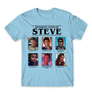 Kép 22/24 - Világoskék Stranger Things férfi rövid ujjú póló - Types of Steve