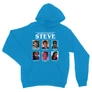 Zafírkék Stranger Things unisex kapucnis pulóver - Types of Steve