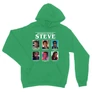 Zöld Stranger Things unisex kapucnis pulóver - Types of Steve