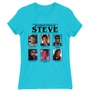 Kép 4/18 - Atollkék Stranger Things női rövid ujjú póló - Types of Steve
