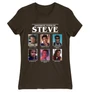 Barna Stranger Things női rövid ujjú póló - Types of Steve