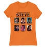 Kép 10/18 - Narancs Stranger Things női rövid ujjú póló - Types of Steve