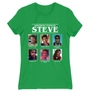 Kép 18/18 - Zöld Stranger Things női rövid ujjú póló - Types of Steve