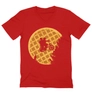 Kép 5/12 - Piros Stranger Things férfi V-nyakú póló - Waffle Moon