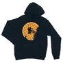 Sötétkék Stranger Things unisex kapucnis pulóver - Waffle Moon