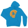 Zafírkék Stranger Things unisex kapucnis pulóver - Waffle Moon