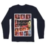 Sötétkék Stranger Things férfi hosszú ujjú póló - GTA