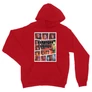 Piros Stranger Things unisex kapucnis pulóver - GTA