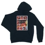 Sötétkék Stranger Things unisex kapucnis pulóver - GTA