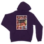 Sötétlila Stranger Things unisex kapucnis pulóver - GTA