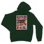 Sötétzöld Stranger Things unisex kapucnis pulóver - GTA