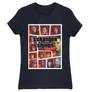 Sötétkék Stranger Things női rövid ujjú póló - GTA