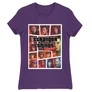 Sötétlila Stranger Things női rövid ujjú póló - GTA