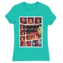 Türkiz Stranger Things női rövid ujjú póló - GTA