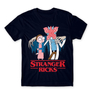Kép 9/14 - Sötétkék Stranger Things férfi rövid ujjú póló - Stranger Ricks