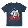 Denim Tom és Jerry férfi rövid ujjú póló - Badge