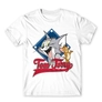 Kép 4/12 - Fehér Tom és Jerry gyerek rövid ujjú póló - Badge