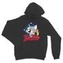 Sötétszükre Tom és Jerry unisex kapucnis pulóver - Badge