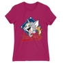 Kép 11/22 - Pink Tom és Jerry női rövid ujjú póló - Badge