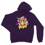 Sötétlila Tom és Jerry unisex kapucnis pulóver - Hey