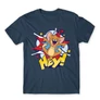 Denim Tom és Jerry férfi rövid ujjú póló - Hey