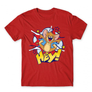 Kép 13/23 - Piros Tom és Jerry férfi rövid ujjú póló - Hey