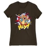 Barna Tom és Jerry női rövid ujjú póló - Hey