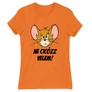 Narancs Tom és Jerry női rövid ujjú póló - Ne cicózz velem!