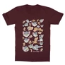 Bordó Tom és Jerry gyerek rövid ujjú póló - Pattern