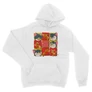 Fehér Tom és Jerry unisex kapucnis pulóver - Retro