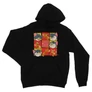 Fekete Tom és Jerry unisex kapucnis pulóver - Retro
