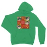 Zöld Tom és Jerry unisex kapucnis pulóver - Retro