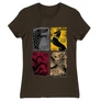 Barna Trónok harca női rövid ujjú póló