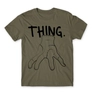 Kép 7/25 - Cink Wednesday férfi rövid ujjú póló - Thing lineart