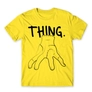 Kép 8/25 - Citromsárga Wednesday férfi rövid ujjú póló - Thing lineart