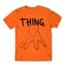 Kép 14/25 - Narancs Wednesday férfi rövid ujjú póló - Thing lineart