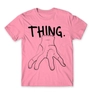 Kép 23/25 - Világos rózsaszín Wednesday férfi rövid ujjú póló - Thing lineart