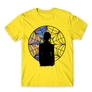 Kép 8/25 - Citromsárga Wednesday férfi rövid ujjú póló - Window silhouette