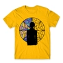 Kép 16/25 - Sárga Wednesday férfi rövid ujjú póló - Window silhouette
