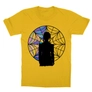 Kép 9/13 - Sárga Wednesday gyerek rövid ujjú póló - Window silhouette