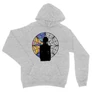 Sportszürke Wednesday unisex kapucnis pulóver - Window silhouette