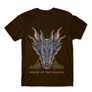 Barna Sárkányok háza férfi póló - Dragon Shield