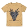 Homok Sárkányok háza férfi póló - Dragon Head