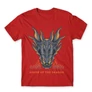 Piros Sárkányok háza férfi póló - Dragon Head