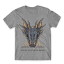 Sportszürke Sárkányok háza férfi póló - Dragon Head
