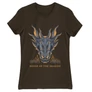 Barna Sárkányok háza női póló - Dragon Head