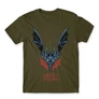 Khaki Sárkányok háza férfi póló - Dragon Logo